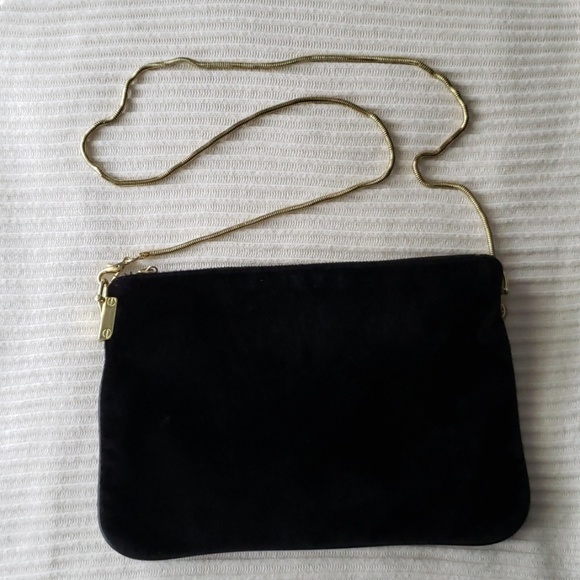 H&M Handbags - H&M vegan leather and velvet evening bag